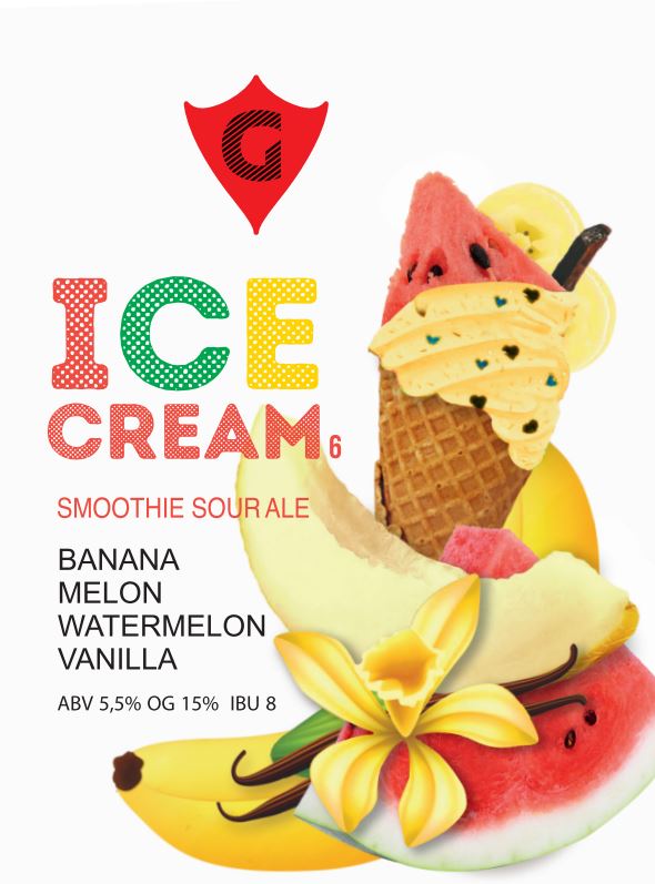 ICE CREAM 6 | banana • melon • watermelon